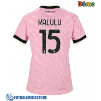 Fotballdrakt Dame Juventus Pierre Kalulu #15 Bortedrakt 2026-27 Kortermet